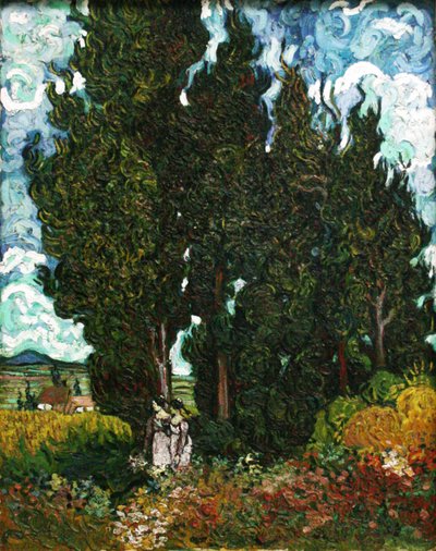 Cipressi con due figure da Vincent van Gogh